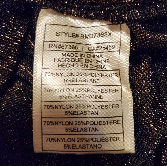 BB Dakota 2 Piece Side Hustle Glittery Metallic Rose Gold Top & Skirt Set Size S - Picture 4 of 9